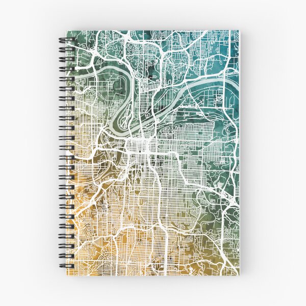Item preview, Kansas City Missouri City Map designed and sold by ArtPrints.