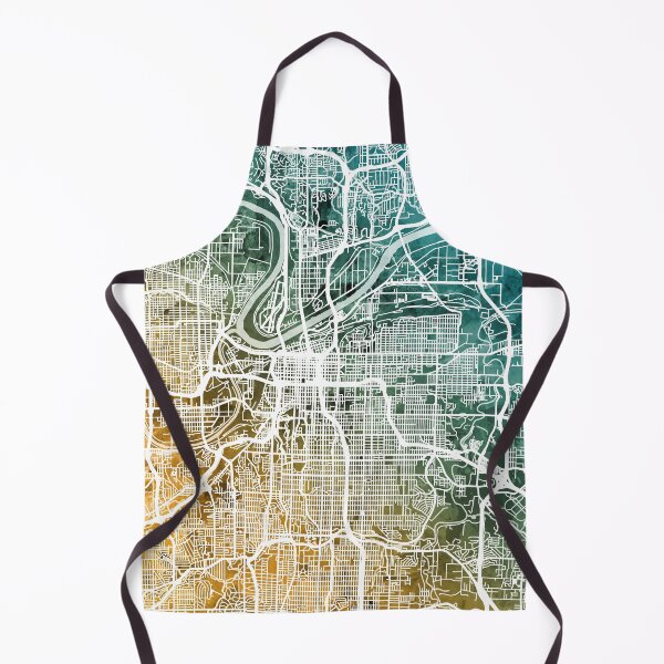 Item preview, Kansas City Missouri City Map designed and sold by ArtPrints.