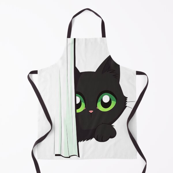 Item preview, Sneaky Black Cat Peek - Green-Eyed Mystery - Meme-Inspired Design designed and sold by PaintbrushPlace.