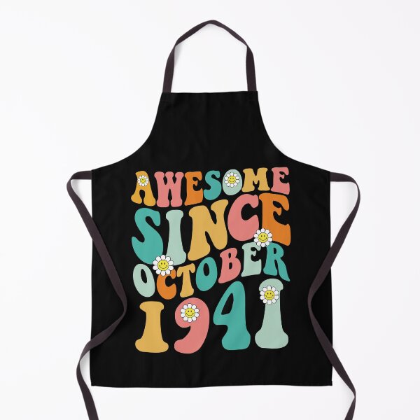 Item preview, Awesome Since October 1941 | Made In 1941 | Retro Groovy Birthday designed and sold by Christina-grich.