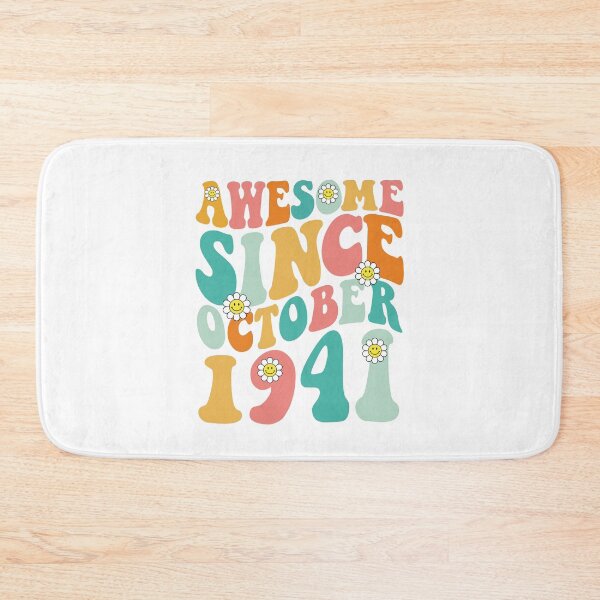 Item preview, Awesome Since October 1941 | Made In 1941 | Retro Groovy Birthday designed and sold by Christina-grich.
