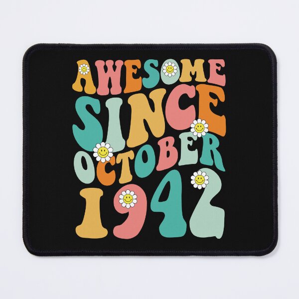 Item preview, Awesome Since October 1942 | Made In 1942 | Retro Groovy Birthday designed and sold by Christina-grich.