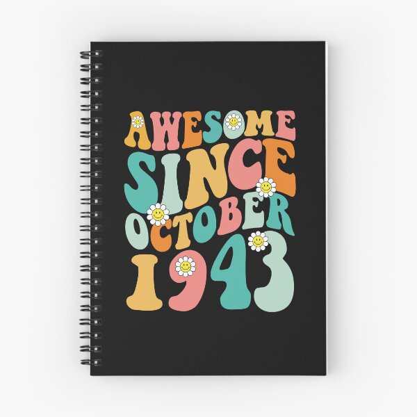 Item preview, Awesome Since October 1943 | Made In 1943 | Retro Groovy Birthday designed and sold by Christina-grich.