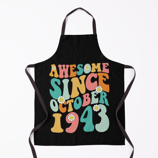 Item preview, Awesome Since October 1943 | Made In 1943 | Retro Groovy Birthday designed and sold by Christina-grich.