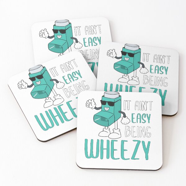 Item preview, It Ain't Easy Being Wheezy Asthma Funny Inhaler Gift for Allergics designed and sold by AITeeGenius.