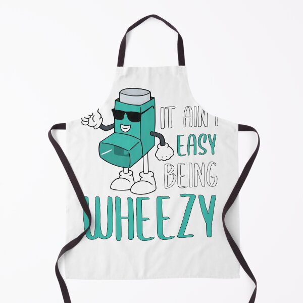 Item preview, It Ain't Easy Being Wheezy Asthma Funny Inhaler Gift for Allergics designed and sold by AITeeGenius.