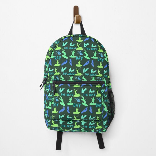 Item preview, Kitesurfer Silhouette Pattern With Seas The Day Quote 8 designed and sold by taiche.