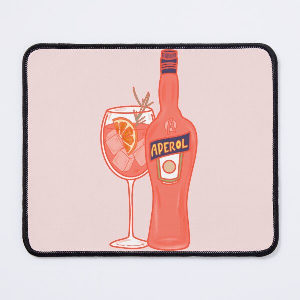 Item preview, aperol spritz bottle and glass designed and sold by Giulia Palazzo.