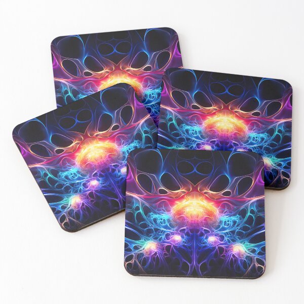 Item preview, Colorful synapses connecting to other dimension designed and sold by Caphira.