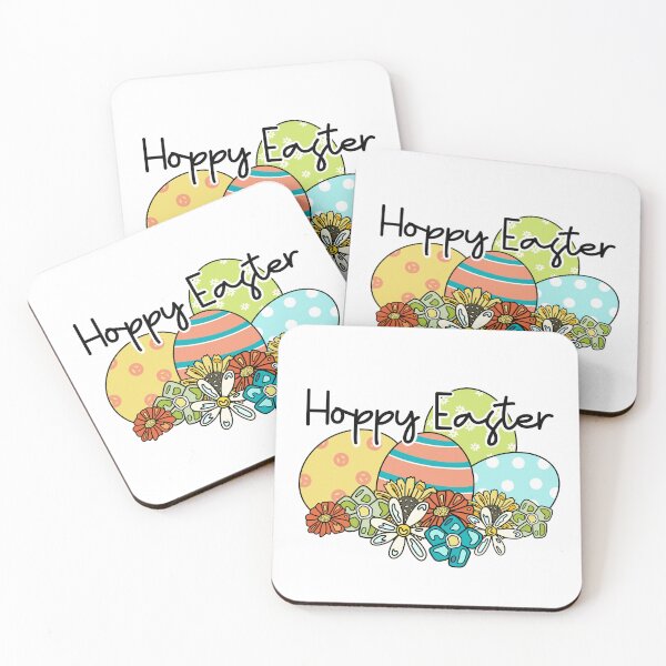 Item preview, colorful and floral Hoppy Easter designed and sold by Midwestmama94.
