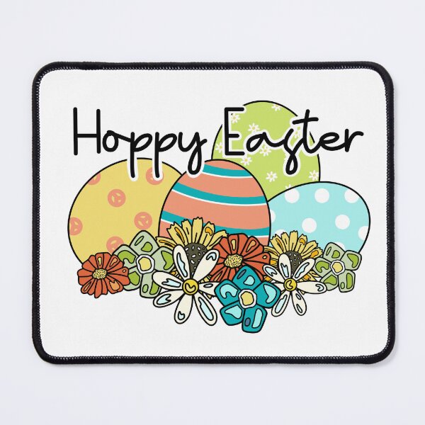 Item preview, colorful and floral Hoppy Easter designed and sold by Midwestmama94.