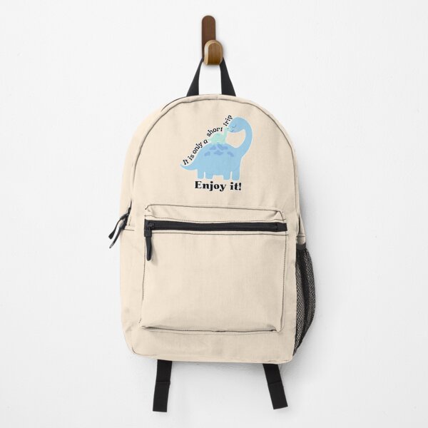 Item preview, It is Only a Short Trip. Enjoy It! | Cute Dinosaur Dad and Child designed and sold by Kimochi-Shop.