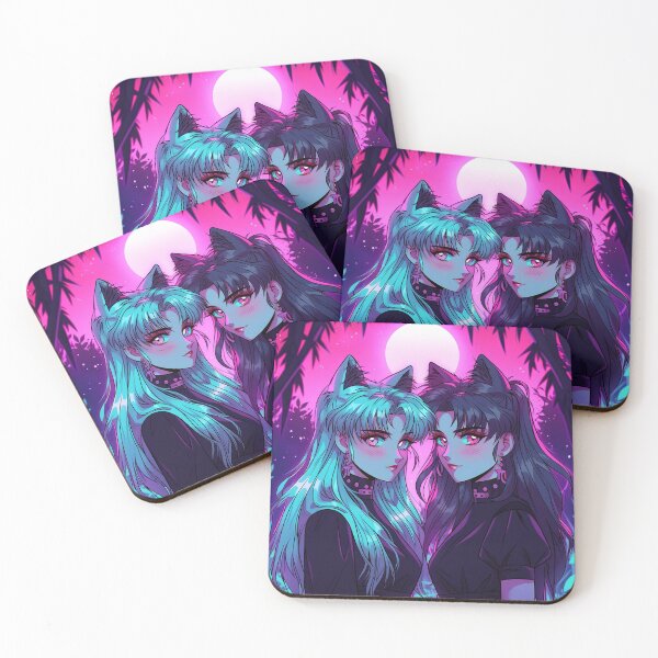 Item preview, Cute Animal Ear Anime Girls designed and sold by bubblegoth.