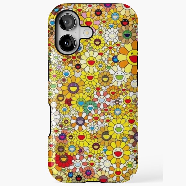 takashi murakami iPhone 12 12PRO 用ケース Takashi Murakami IPhone Case with Hand Strap - Waw Cases