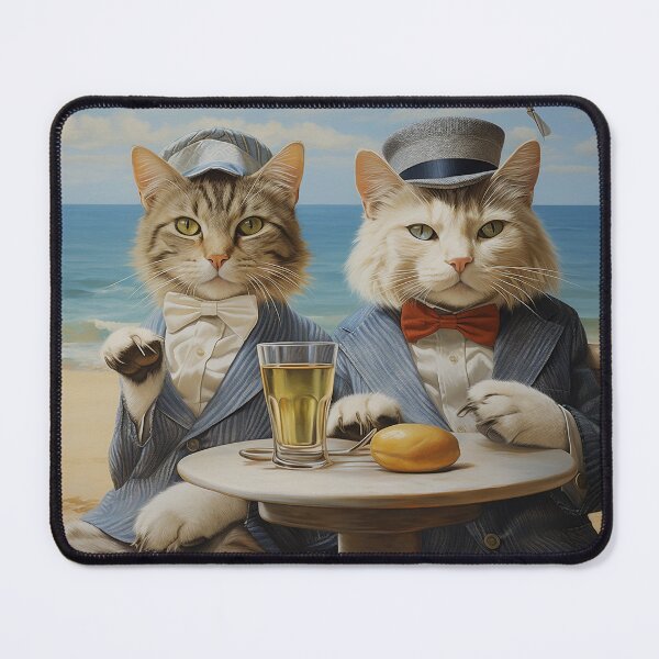 Item preview, Dapper Cats at the Beach  designed and sold by thekreativist.