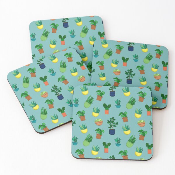 Item preview, Teal Happy Houseplants designed and sold by Midwestmama94.