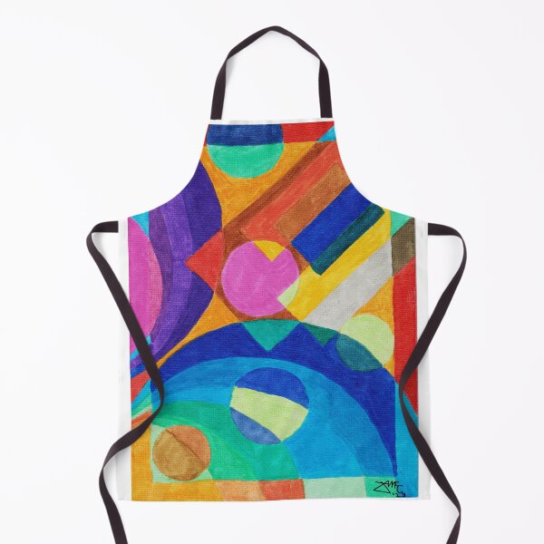 Item preview, Abstract painting with rectangles and arcs designed and sold by JAMporium.