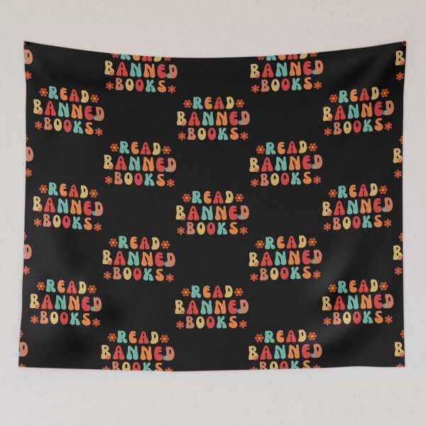 Item preview, Read Banned Books,Funny Quote designed and sold by ellesczipts.