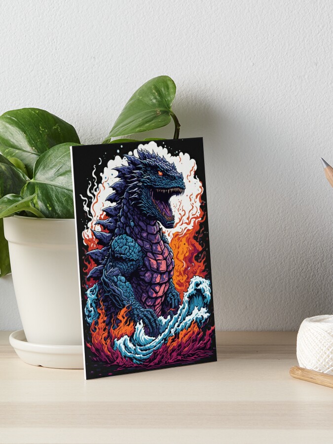 The Mighty Godzilla Sticker for Sale by Robibahroni