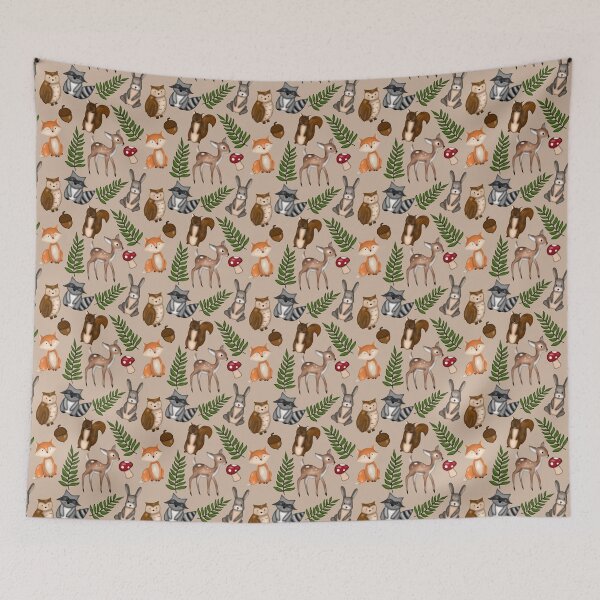 Item preview, Whimsical Forest Animals  designed and sold by Midwestmama94.