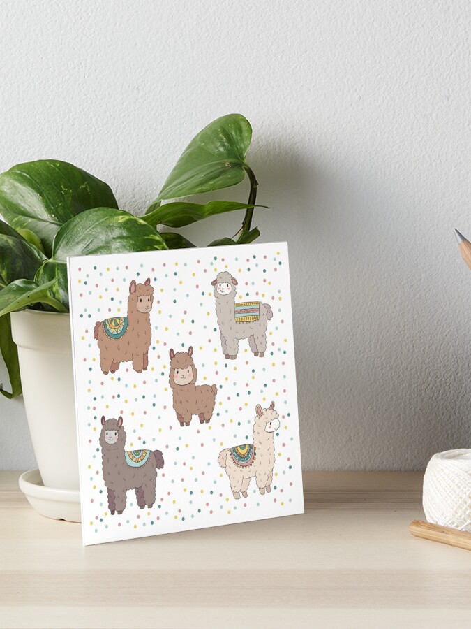 Pack of cute fall doodles | Art Board Print