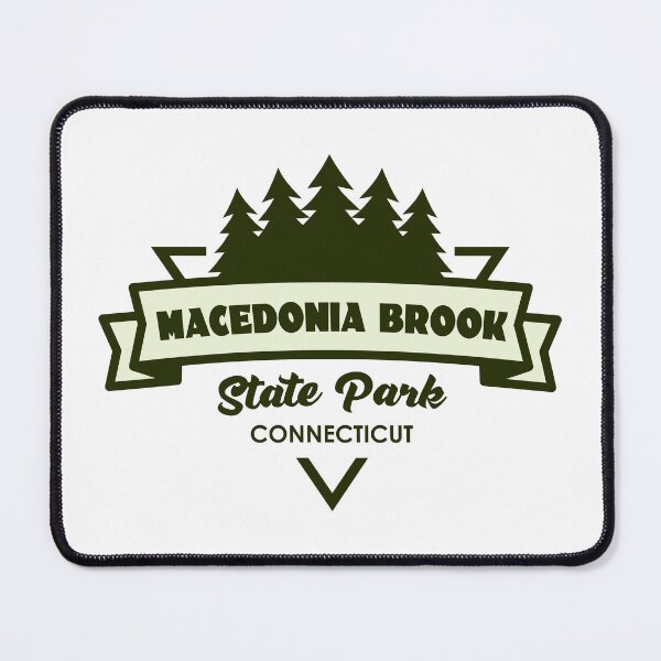 Item preview, Macedonia Brook State Park Connecticut Trees And Ribbon designed and sold by bivenart.
