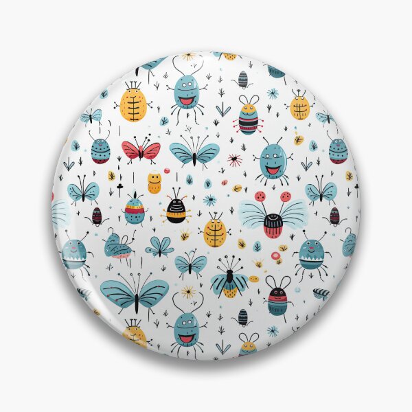 Item preview, cute bug seamless designed and sold by NatthyDesign.