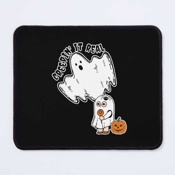Item preview, Creepin’ It Real | Cute Kid with a Real Ghost Behind designed and sold by Kimochi-Shop.