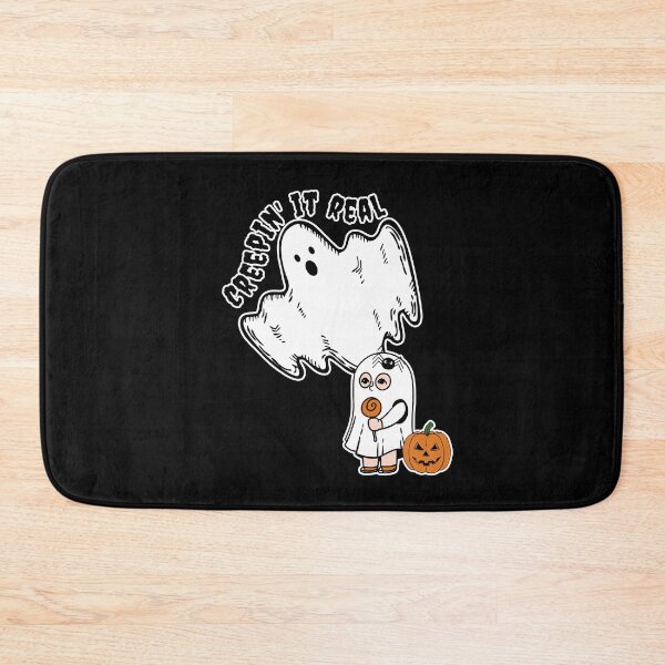 Item preview, Creepin’ It Real | Cute Kid with a Real Ghost Behind designed and sold by Kimochi-Shop.