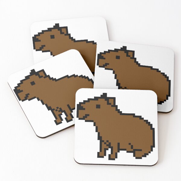 Item preview, Capiabara Pixel Art designed and sold by BeltsukiDesing.