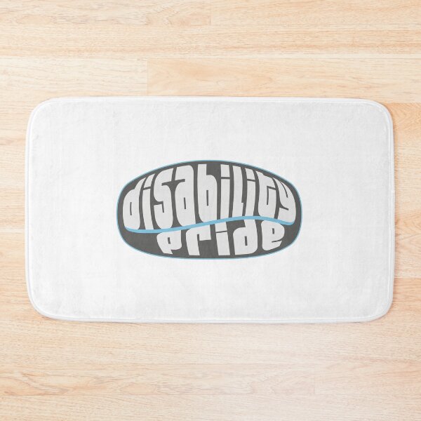 Item preview, Disability pride - white on black designed and sold by Dadusa.
