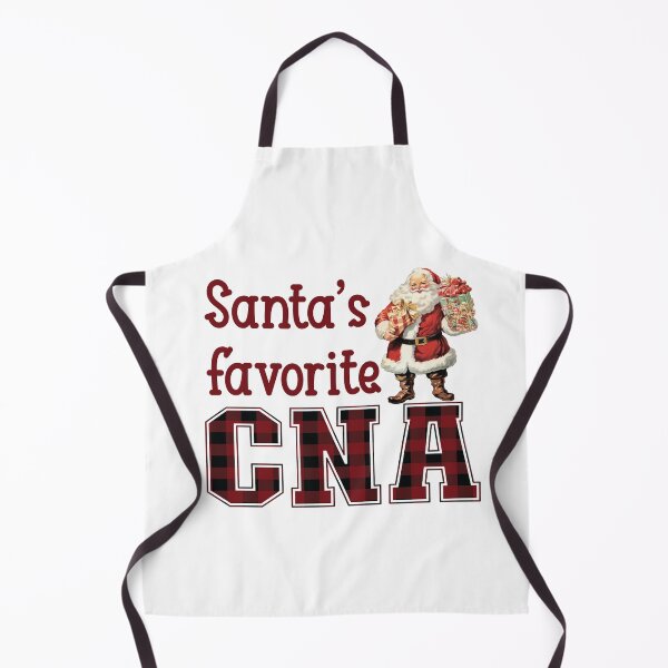 Item preview, Santa's Favorite CNA - Tartan Plaid Christmas Design for Certified Nursing Assistants designed and sold by TaraGbear.