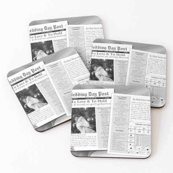 Item preview, Fun Unique Wedding Program With Timeline |Rustic Editable Wedding DayPost |Cava Editable Infographic Wedding Program | DIGITAL DOWNLOAD designed and sold by MyBizCollection.