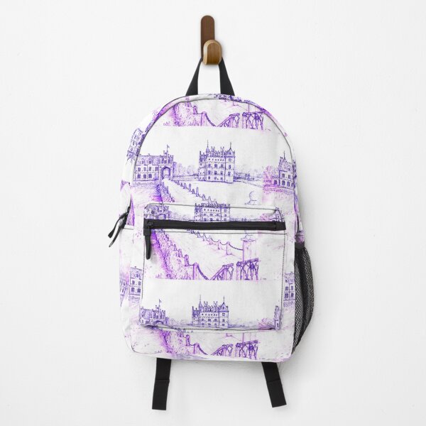 Item preview, Egeskov Castle Drawing, Denmark, Indigo Electric - A Fairytale Escape to Danish Grandeur designed and sold by studioSharonKay.