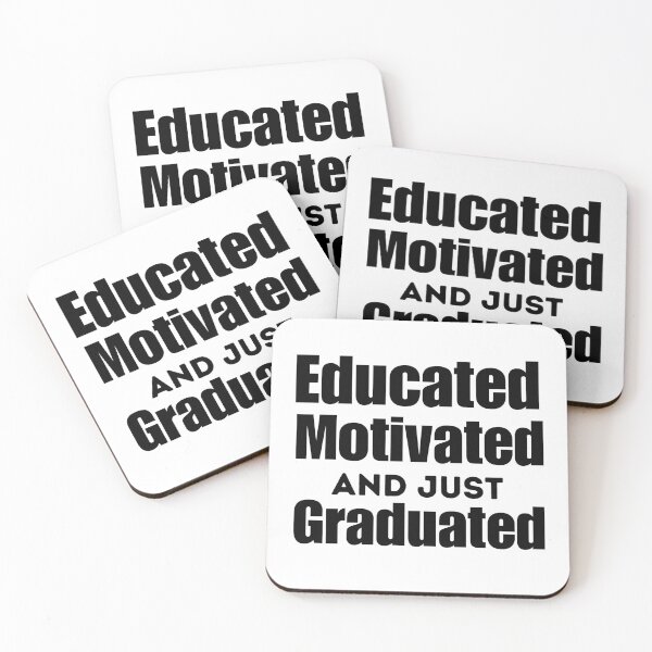 Item preview, Educated Motivated and Just Graduated designed and sold by We Grow.