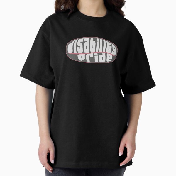 Item preview, Disability pride - white on black designed and sold by Dadusa.
