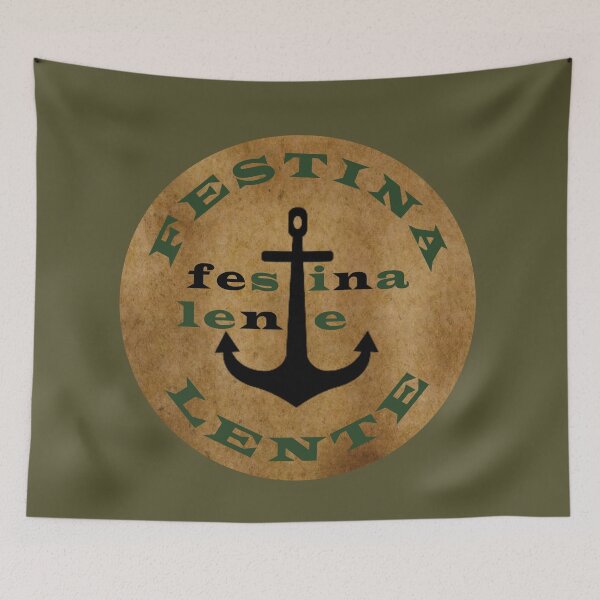 Item preview, Festina lente latin quotes phrases sayings words word designed and sold by Alexaltay.