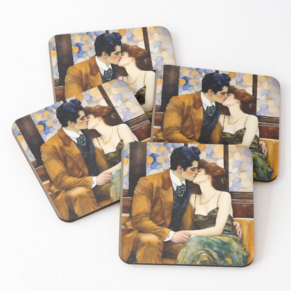 Item preview, The Kiss Unveiled: A Café Love Story…Art By Carraann designed and sold by CARRAANN.