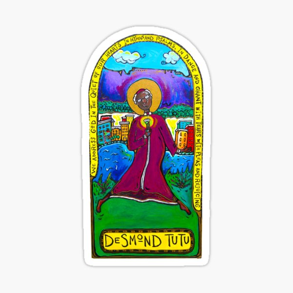 Artikel-Vorschau von Desmond Tutu, designt und verkauft von Abbey of the Arts.