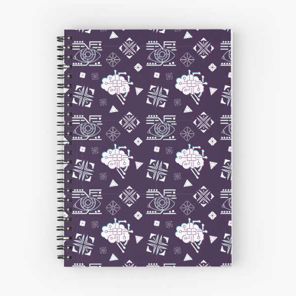 Item preview, Cyberpunk Purple Brain  - Pattern designed and sold by Punk-One.