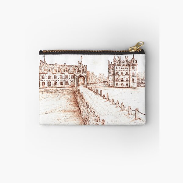 Item preview, Egeskov Castle Drawing, Denmark, Indian Summer - A Fairytale Escape to Danish Grandeur designed and sold by studioSharonKay.