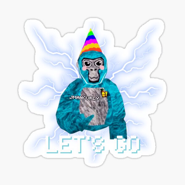 Gorilla Tag Discord Stickers for Sale