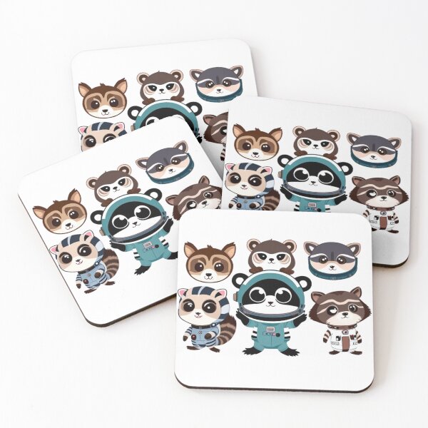 Item preview, kawaii raccoon funny  designed and sold by irosh madushan.