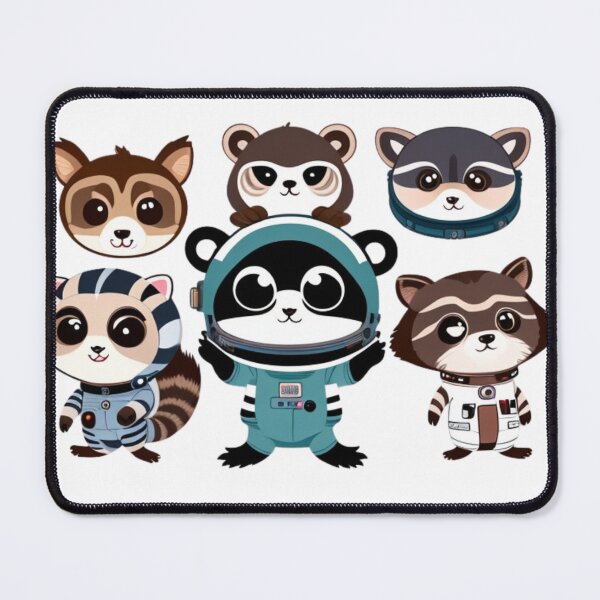 Item preview, kawaii raccoon funny designed and sold by irosh madushan.