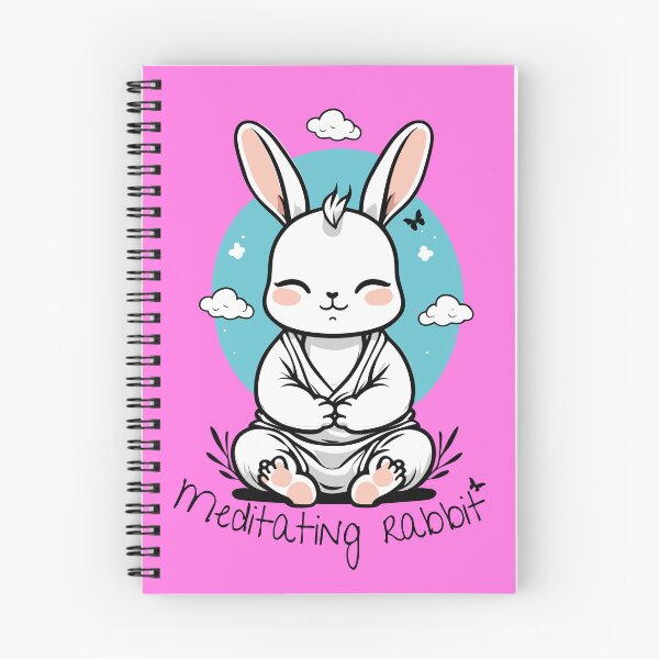 Item preview, Meditating Rabbit designed and sold by tinytwist.