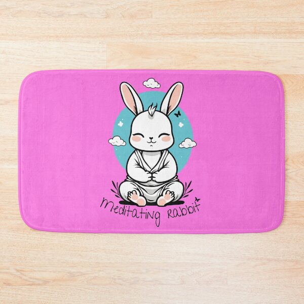 Item preview, Meditating Rabbit designed and sold by tinytwist.