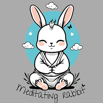 Artwork thumbnail, Meditating Rabbit by tinytwist