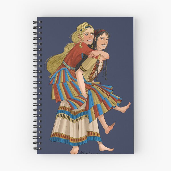 Item preview, Clytemnestra and Helen (minoan girls) designed and sold by locus-amoenus.