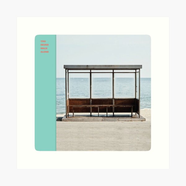 Bts You Never Walk Alone Wings Album Artwork Art Print By Kpoptokens Redbubble