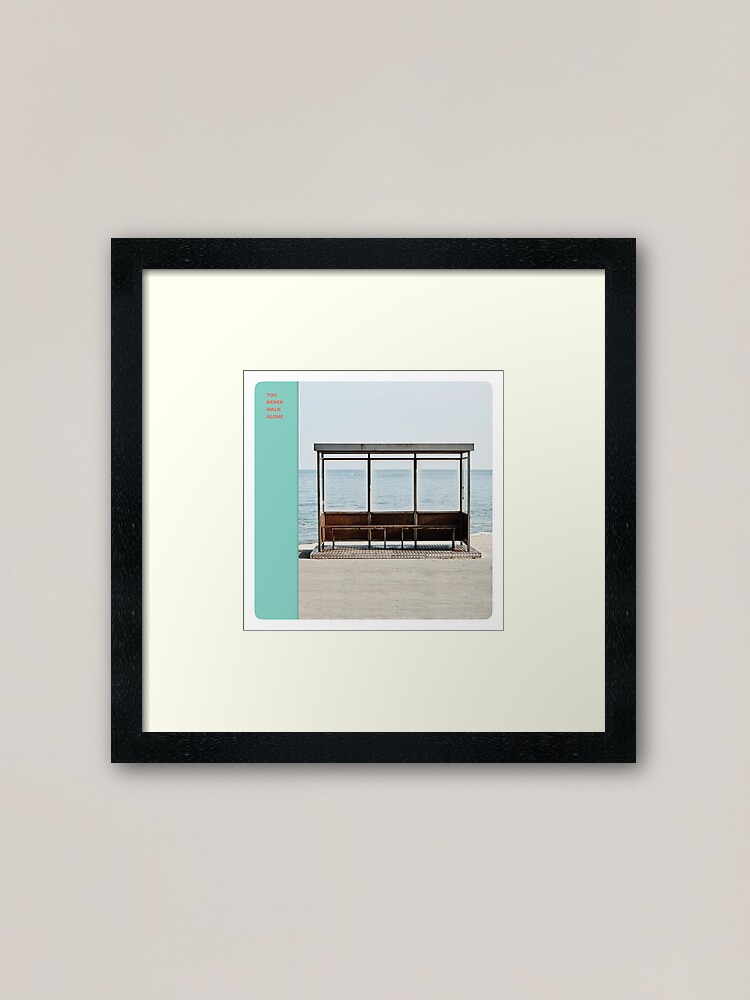 Bts You Never Walk Alone Wings Album Artwork Framed Art Print By Kpoptokens Redbubble